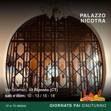 ريبوسْتو B&B Di Charme Camelie Palazzo Nicotra المظهر الخارجي الصورة